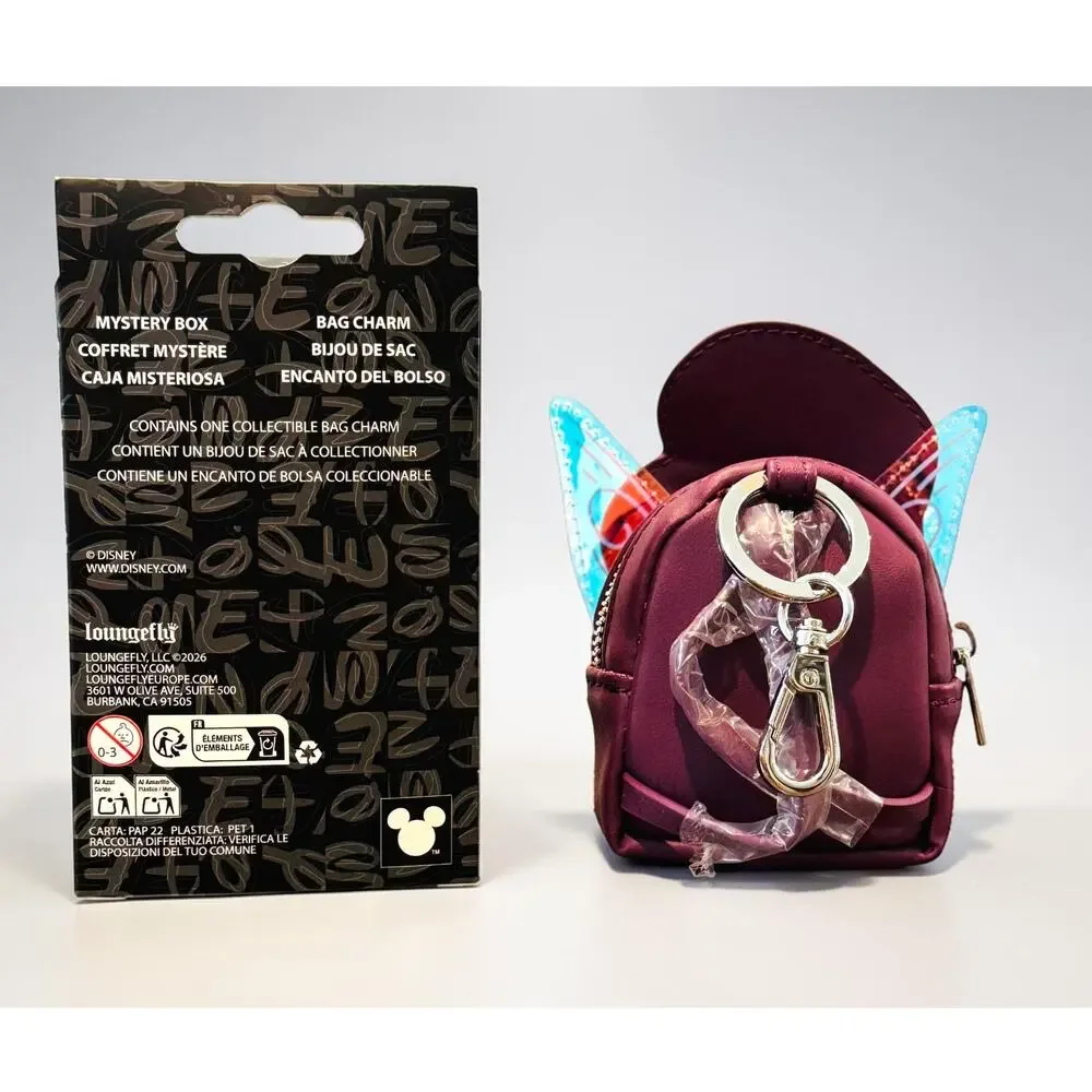 Loungefly Disney Fairies Vidia Cosplay Mini Backpack Bag Charm Keychain NWT
